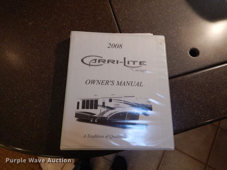 image for item DJ8962 2009 Carriage Carri-Lite  camper