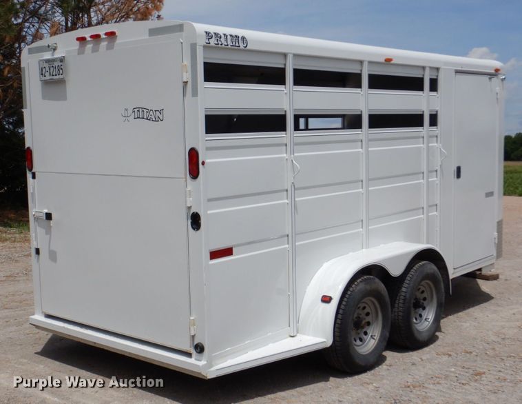 image for item DK0492 2016 Titan Primo  livestock trailer