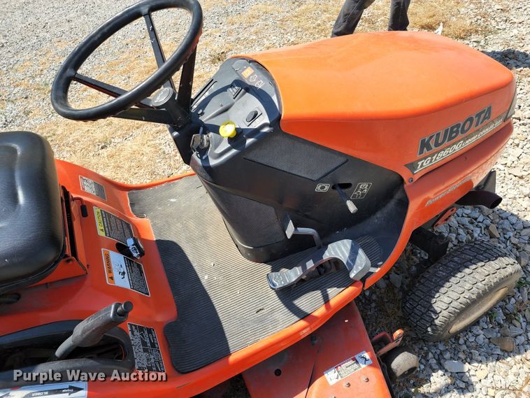 image for item DL6583 Kubota TG1860G  lawn mower