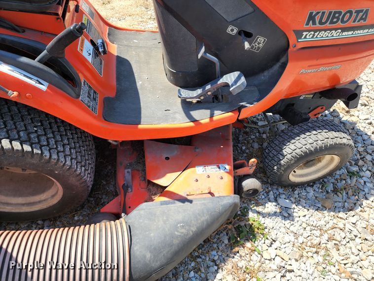 image for item DL6583 Kubota TG1860G  lawn mower