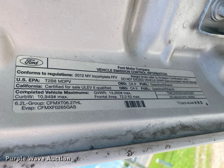 image for item DM4162 2012 Ford F350 Super Duty  utility bed pickup truck