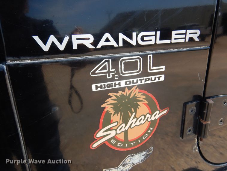 image for item DN0338 1998 Jeep Wrangler Sahara  SUV