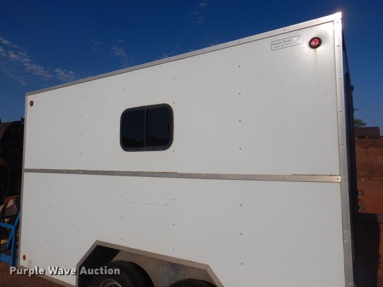 image for item DN0381 2007 Carrier  enclosed cargo trailer