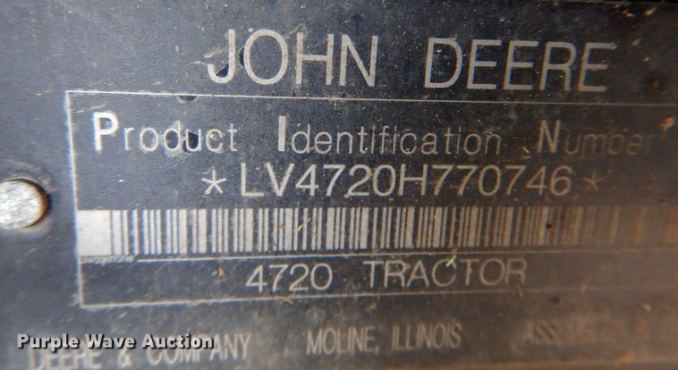 image for item DP4277 2010 John Deere 4720  MFWD tractor