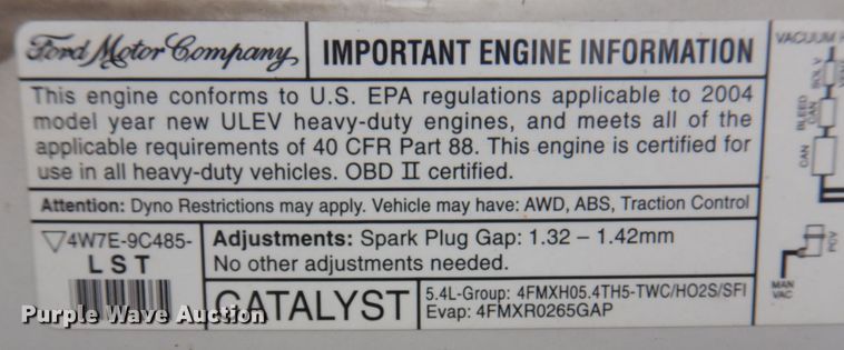 image for item DP5571 2004 Ford E350 Super Duty  van with bucket lift