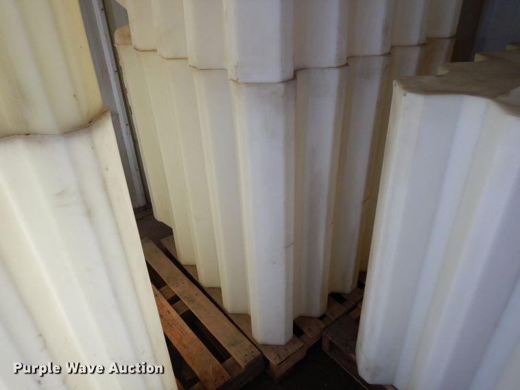 image for item DR0481 (3) 240 gallon poly tanks