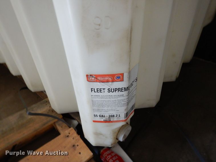 image for item DR0481 (3) 240 gallon poly tanks