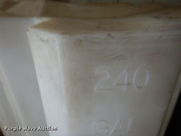 image for item DR0481 (3) 240 gallon poly tanks