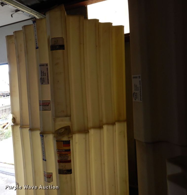 image for item DR0482 (2) 240 gallon poly tanks