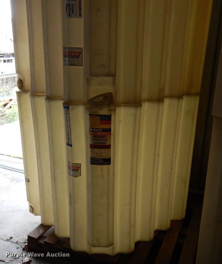 image for item DR0482 (2) 240 gallon poly tanks