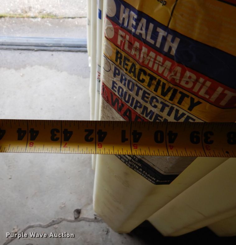 image for item DR0482 (2) 240 gallon poly tanks