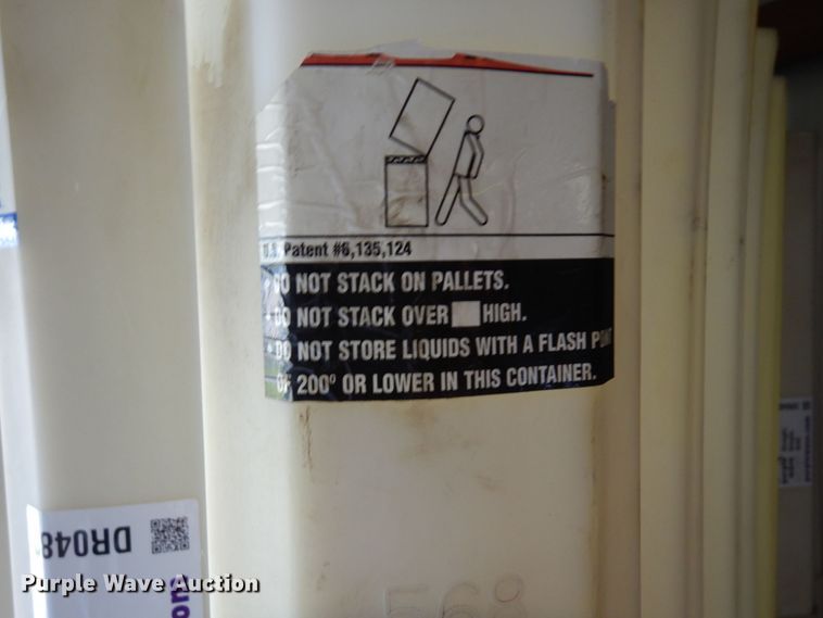 image for item DR0482 (2) 240 gallon poly tanks