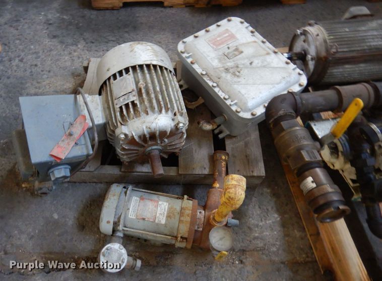 image for item DR0487 (3) pallets of electric motors and pumps