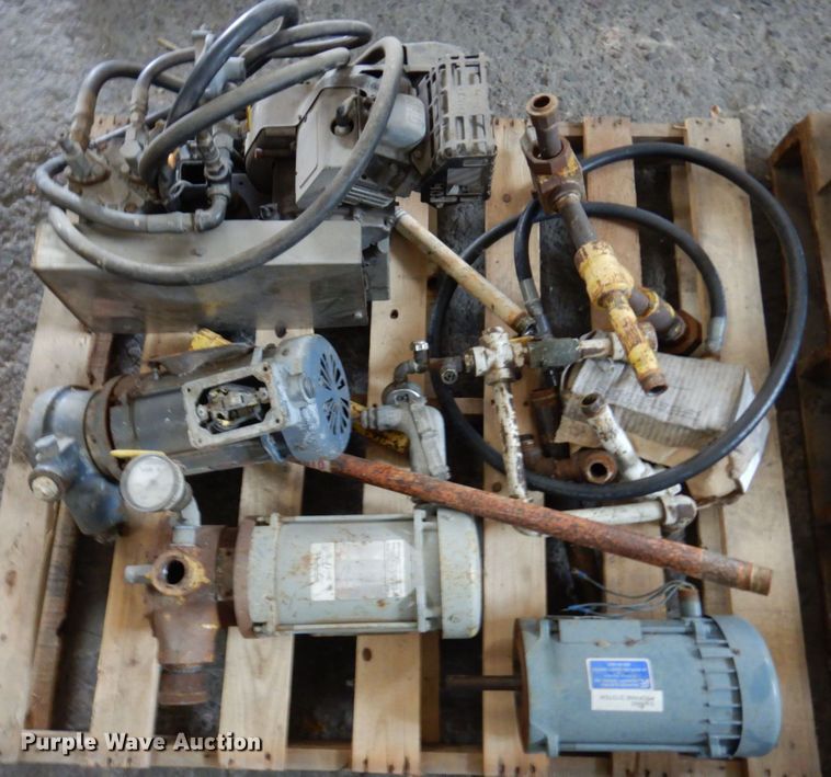 image for item DR0488 (3) pallets of pumps and pump motors