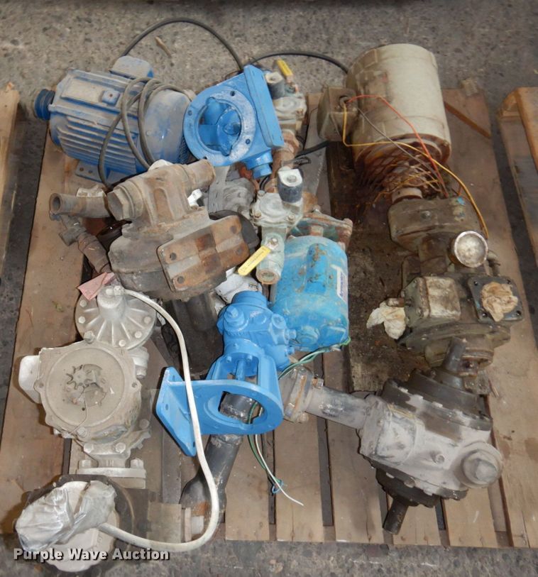 image for item DR0488 (3) pallets of pumps and pump motors
