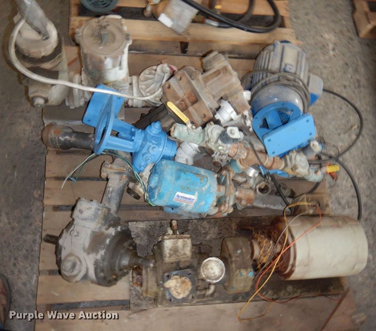 image for item DR0488 (3) pallets of pumps and pump motors