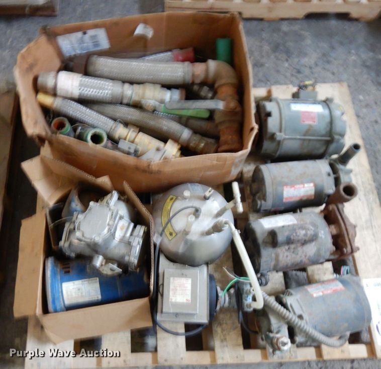 image for item DR0488 (3) pallets of pumps and pump motors