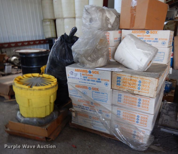 image for item DR0492 (2) pallets of oil/fuel spill response materials