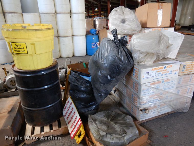 image for item DR0492 (2) pallets of oil/fuel spill response materials