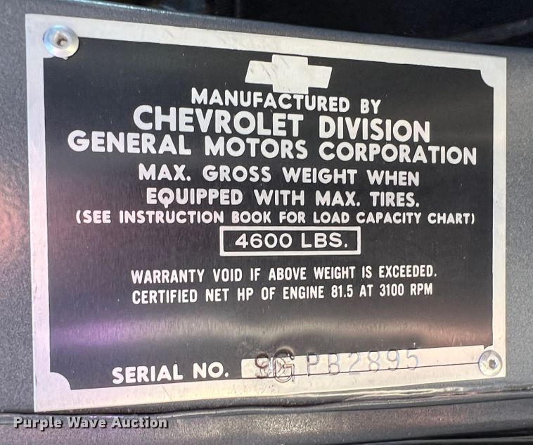 image for item DR1559 1949 Chevrolet 3100  pickup truck