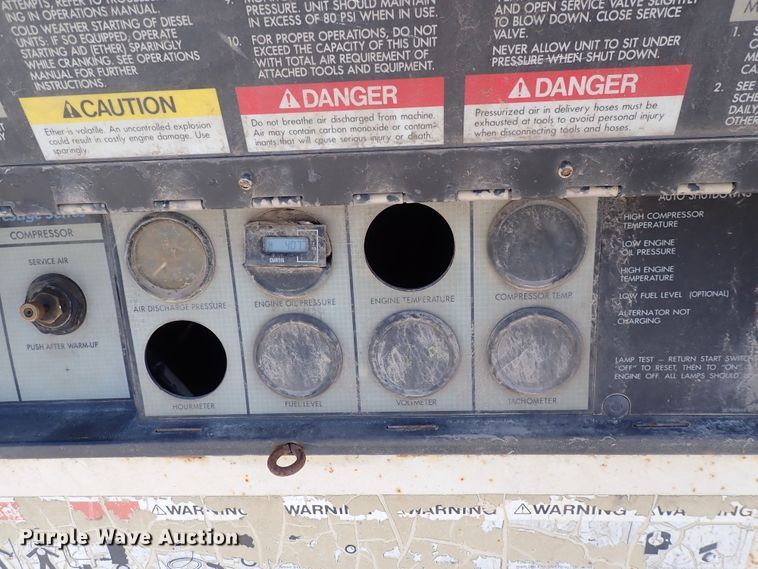 image for item DS7098 Ingersoll Rand 175  air compressor