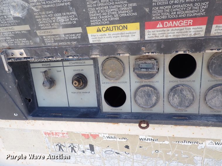 image for item DS7098 Ingersoll Rand 175  air compressor