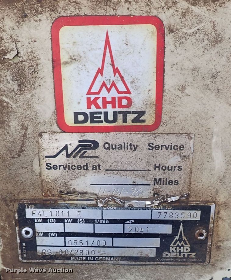 image for item DS7098 Ingersoll Rand 175  air compressor