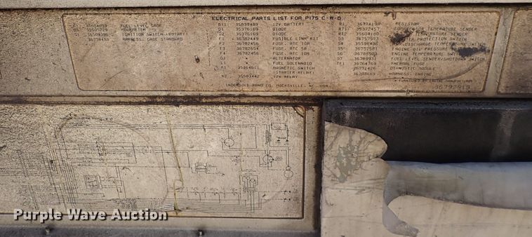 image for item DS7098 Ingersoll Rand 175  air compressor