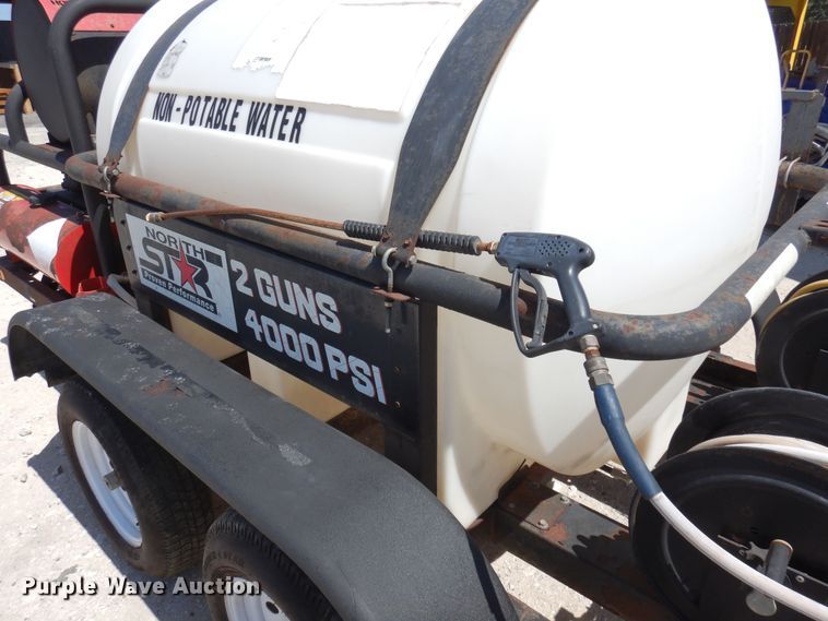 image for item HB9759 North Star  pressure washer trailer