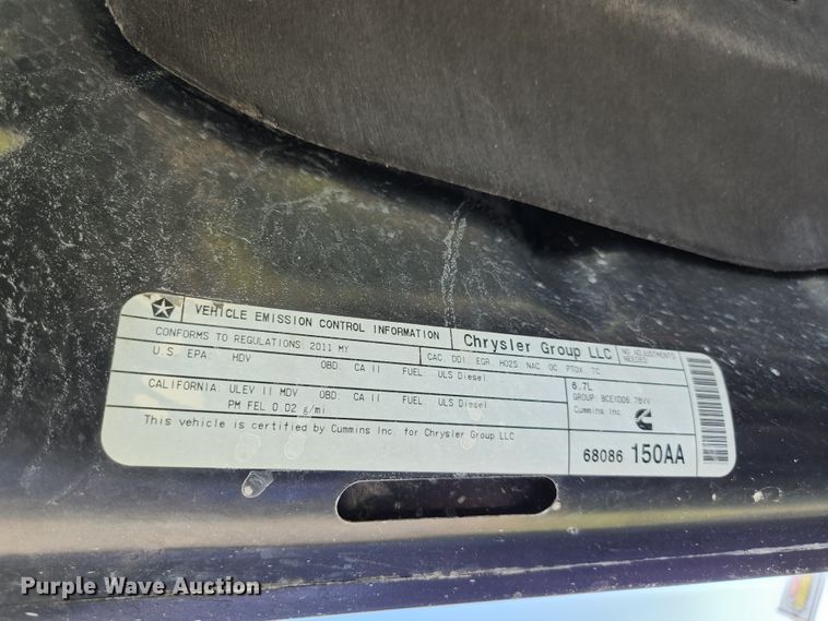 image for item HK9323 2011 Dodge Ram 2500HD Crew Cab pickup truck