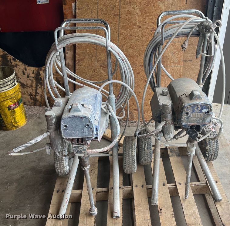 image for item HL9149 (2) Graco Ultra Max II paint sprayers