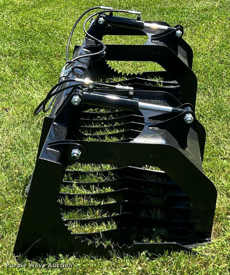 image for item HL9155 75" W skid steer rock grapple bucket