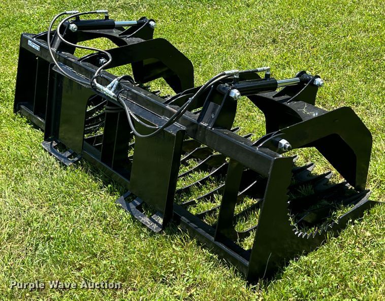 image for item HL9155 75" W skid steer rock grapple bucket