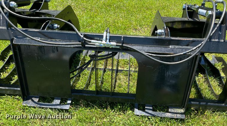 image for item HL9155 75" W skid steer rock grapple bucket
