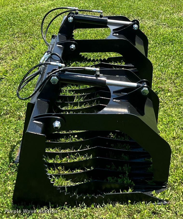 image for item HL9156 74" W skid steer rock grapple bucket