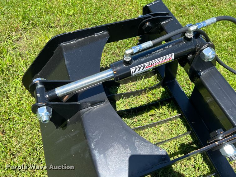 image for item HL9156 74" W skid steer rock grapple bucket