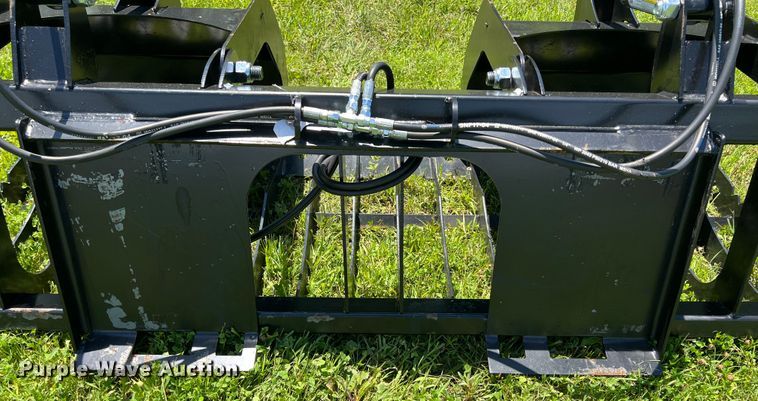 image for item HL9156 74" W skid steer rock grapple bucket