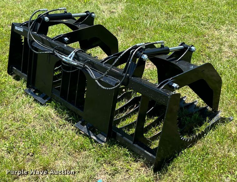 image for item HL9157 80" W skid steer rock grapple bucket