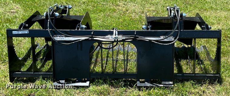 image for item HL9157 80" W skid steer rock grapple bucket