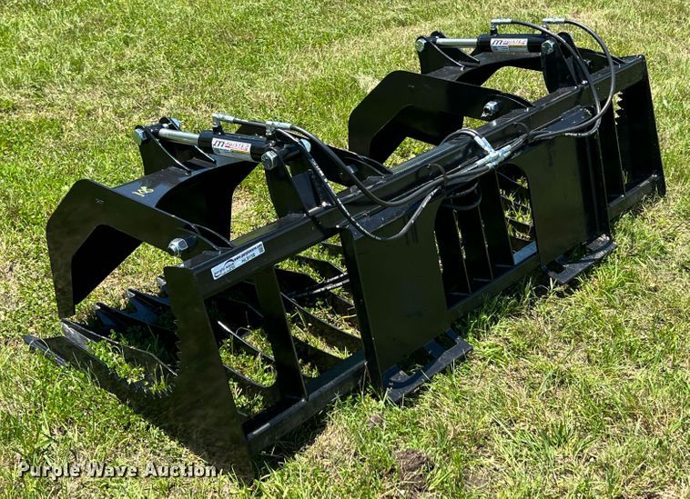 image for item HL9157 80" W skid steer rock grapple bucket
