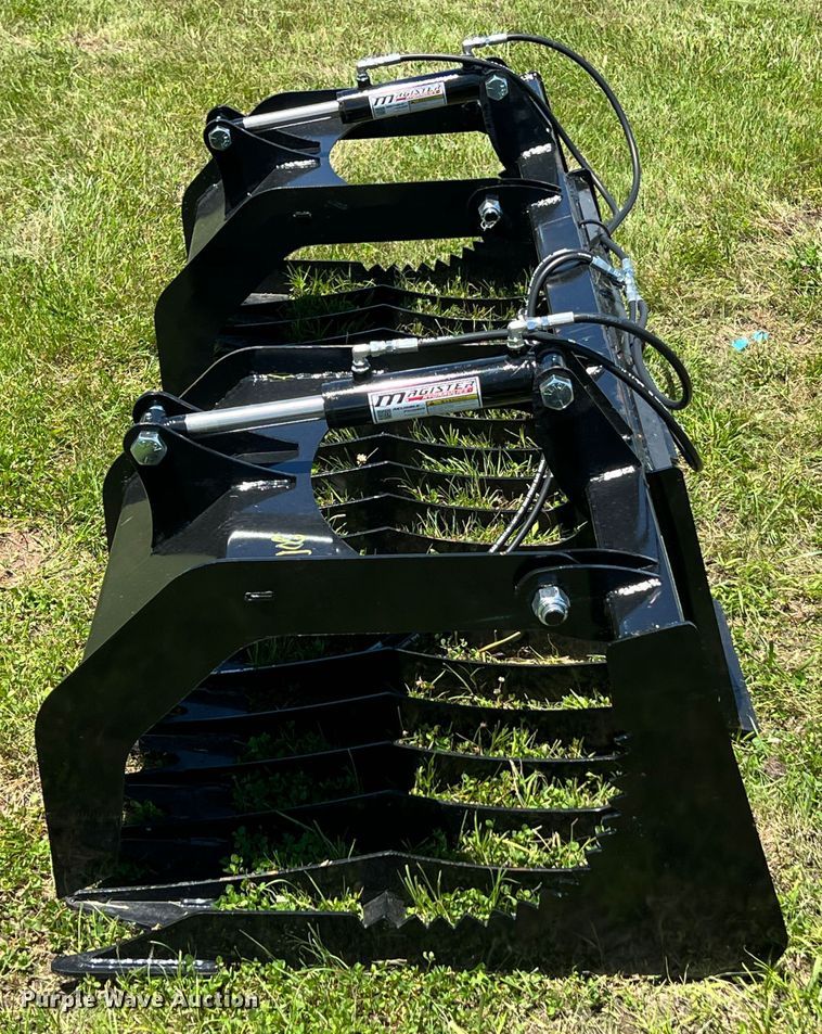 image for item HL9157 80" W skid steer rock grapple bucket