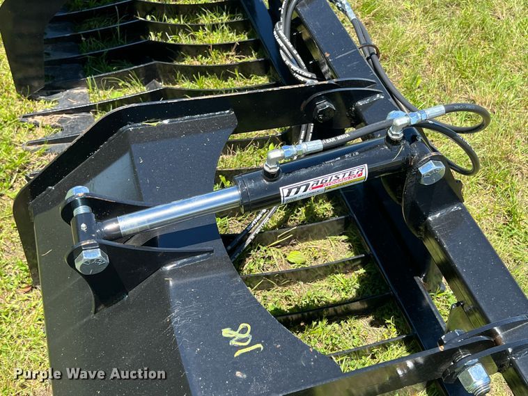 image for item HL9157 80" W skid steer rock grapple bucket