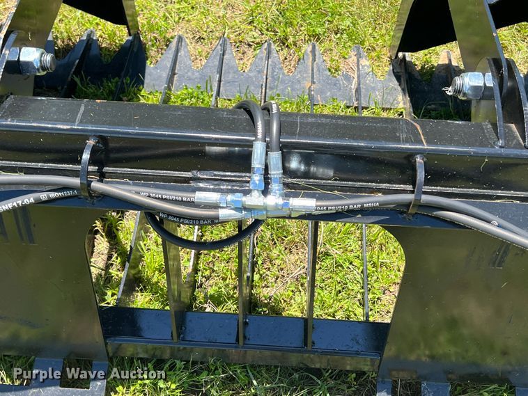 image for item HL9157 80" W skid steer rock grapple bucket