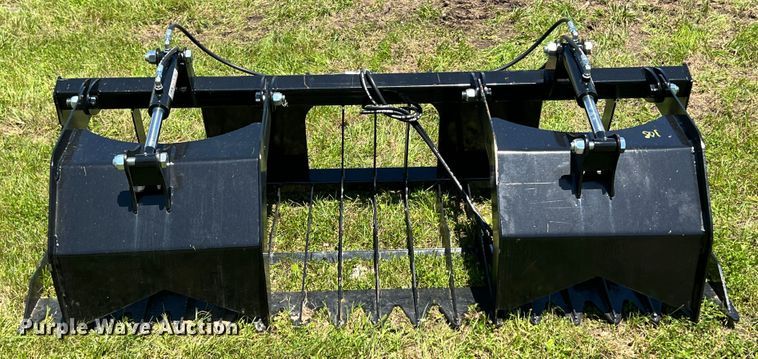 image for item HL9158 80" W skid steer rock grapple bucket