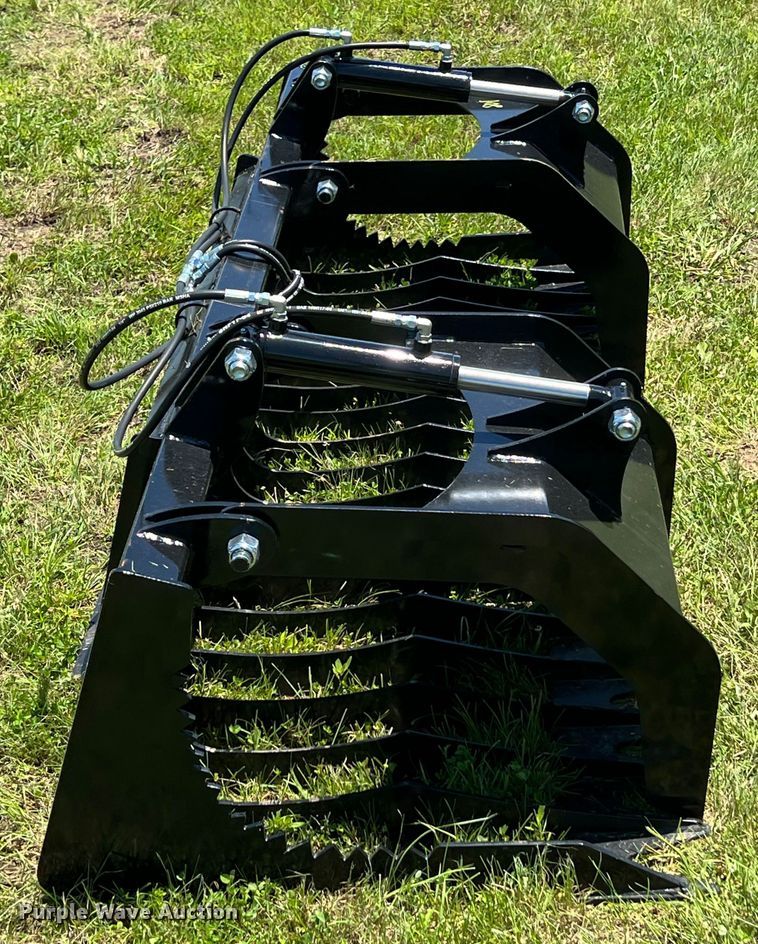 image for item HL9158 80" W skid steer rock grapple bucket