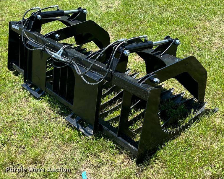 image for item HL9158 80" W skid steer rock grapple bucket