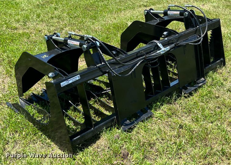 image for item HL9158 80" W skid steer rock grapple bucket