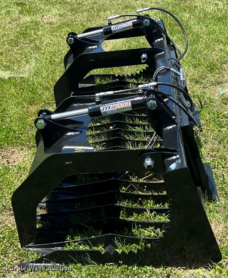 image for item HL9158 80" W skid steer rock grapple bucket