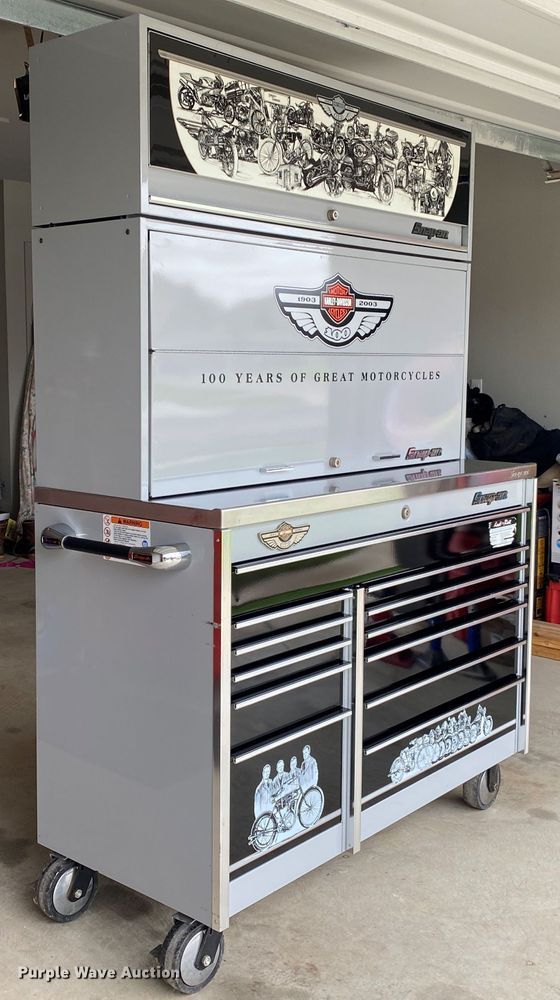 image for item JK9937 Snap-on  Harley Davidson 100 Year toolbox