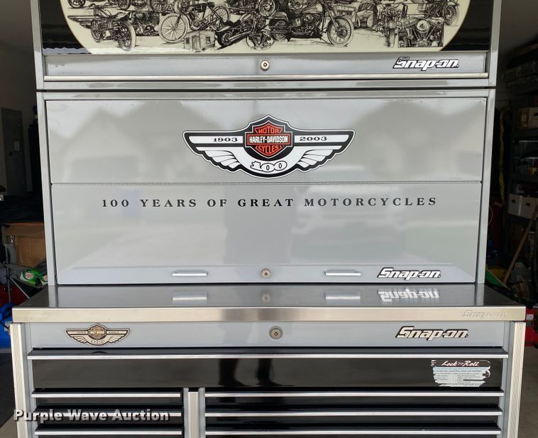 image for item JK9937 Snap-on  Harley Davidson 100 Year toolbox